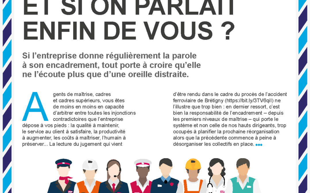 Et si on parlait enfin de vous?