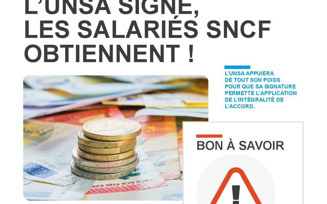 Salaires SNCF