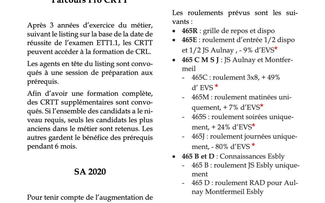 CR de la table ronde ETT