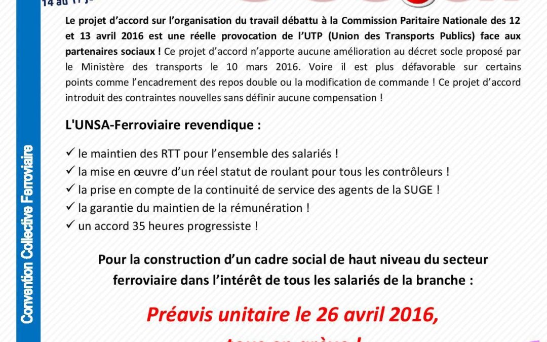 Convention Collective Ferroviaire