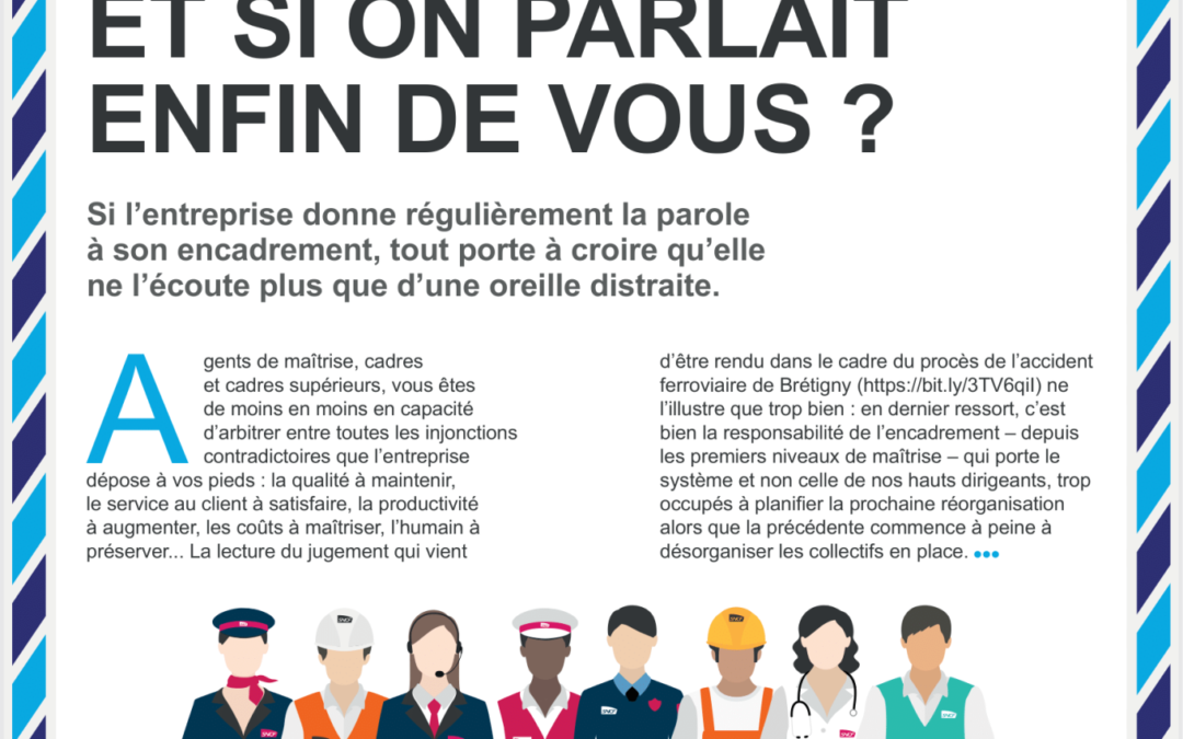 Lettre ouverte à l’encadrement