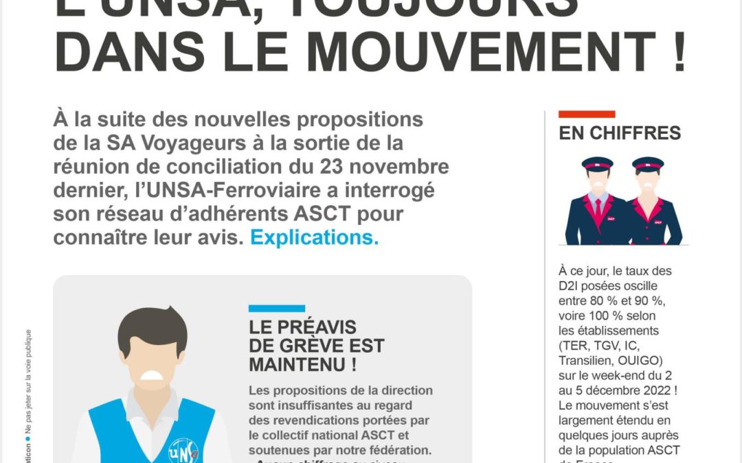 Préavis de grève ASCT