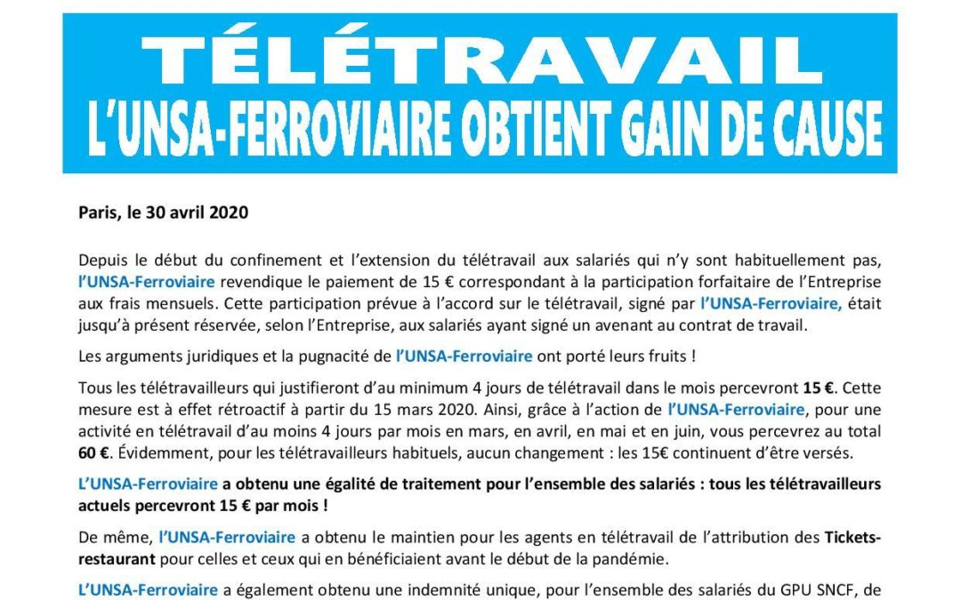 Télétravail