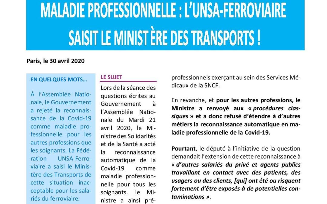 Maladie Professionnelle