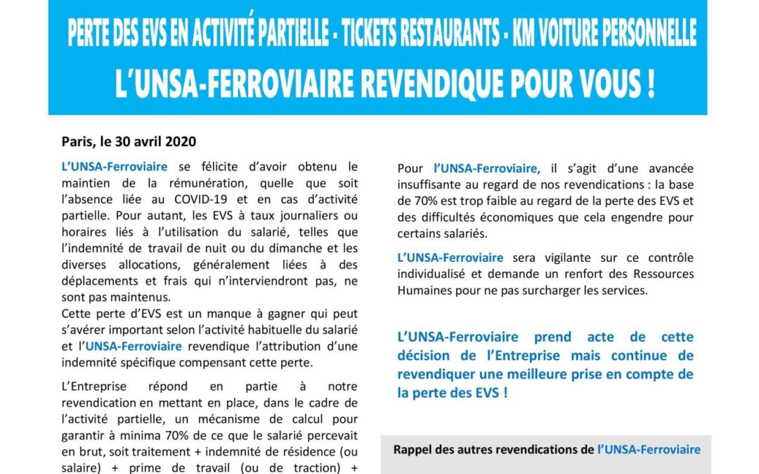 COVID 19 – Maintien de la rémunération