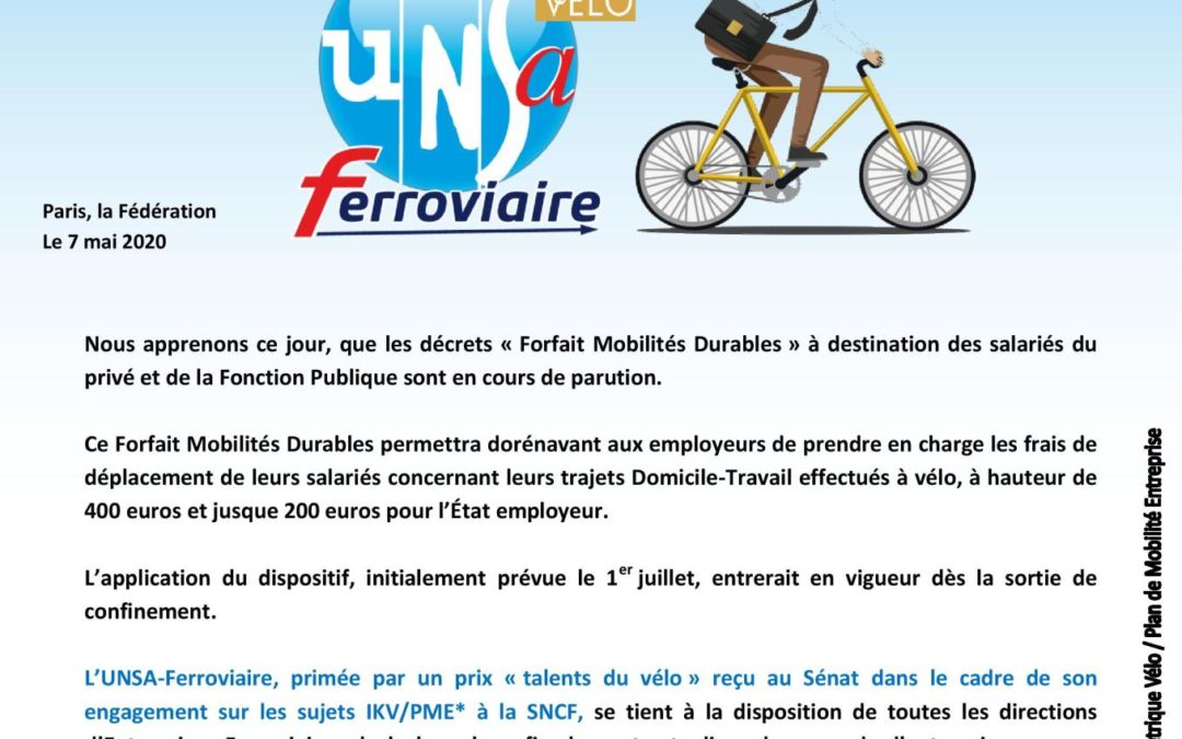 Forfait mobilités durables