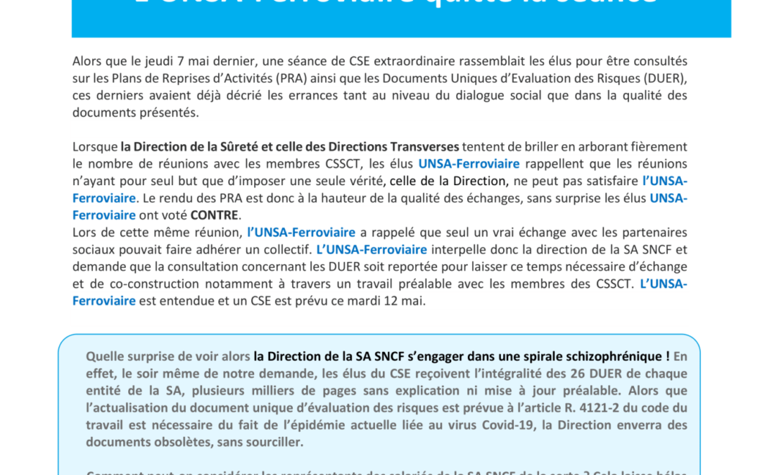 CSE SNCF SA