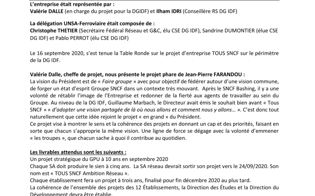 Projet Tous SNCF