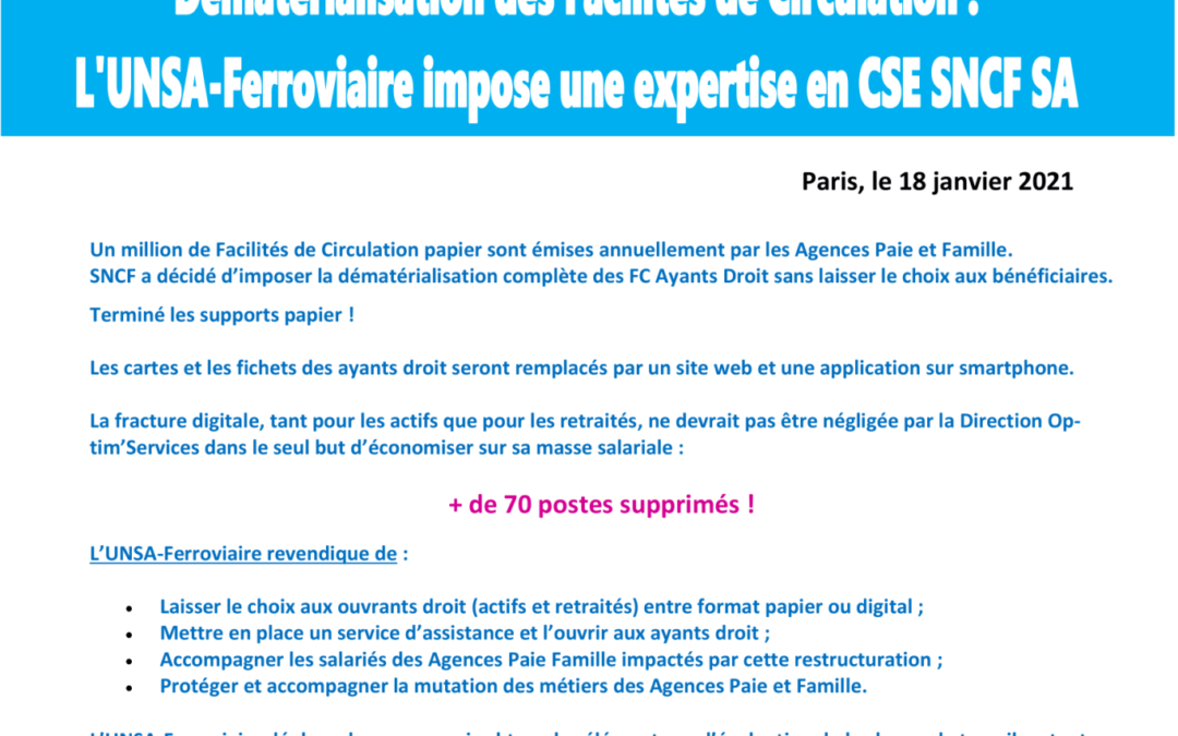 CSE SNCF SA