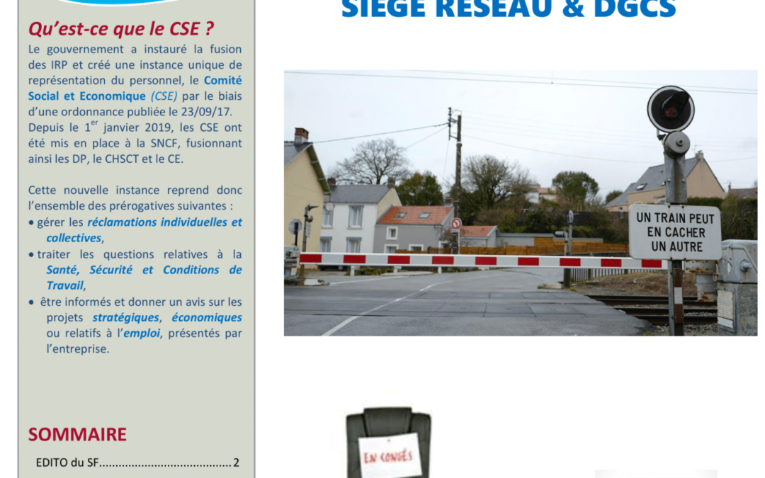 CSE Réseau – Siège & DGCS