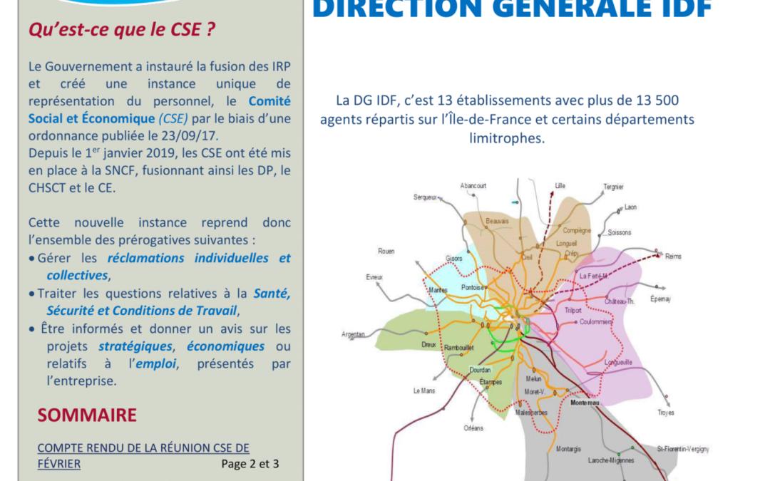 CSE Réseau – DG IDF