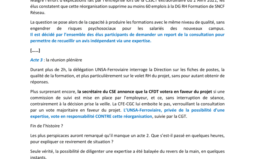 CSE Réseau – Siège &DGCS