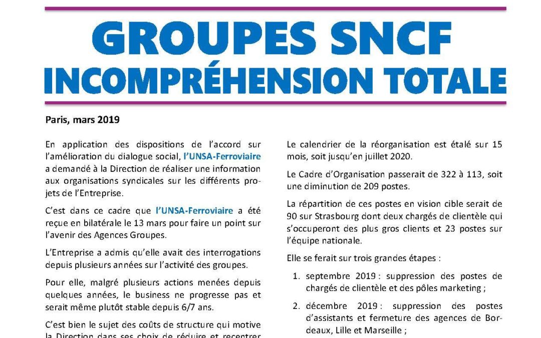 Groupes SNCF