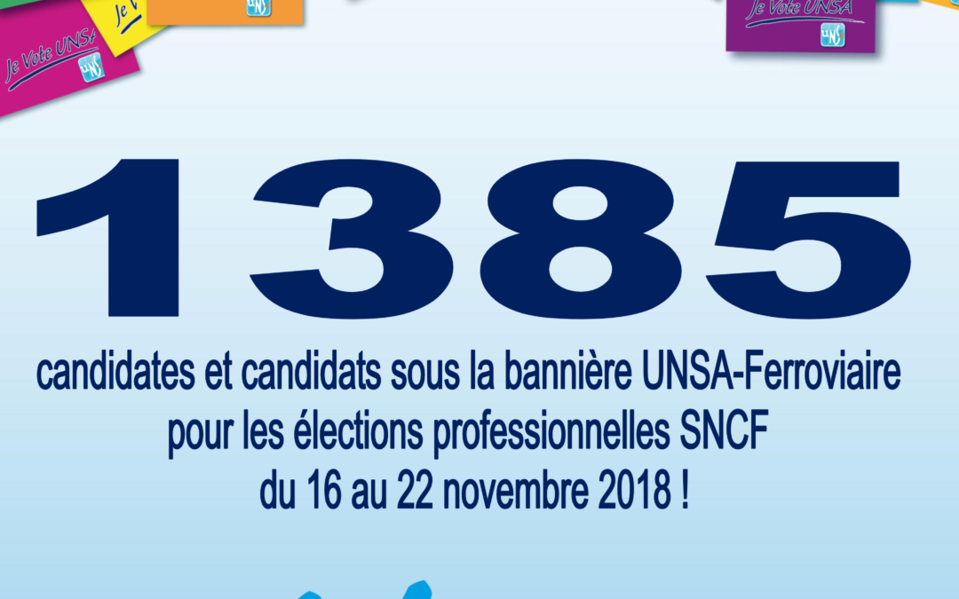 1385 candidates et candidats