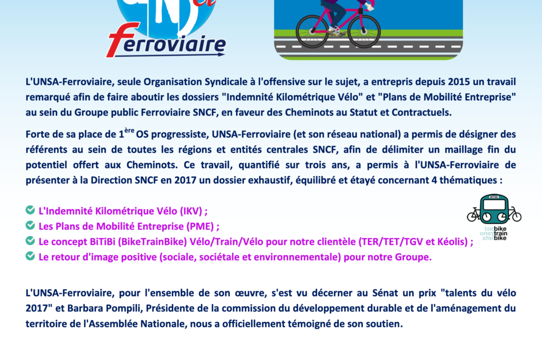 Indemnité kilométrique vélo