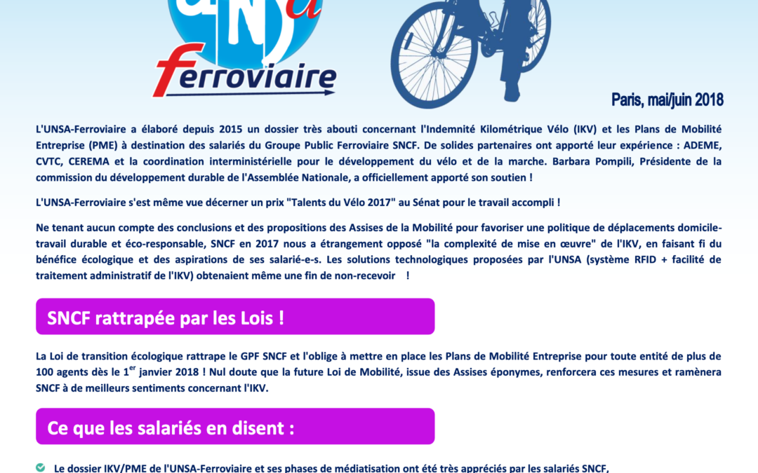 Indémnité kilométrique vélo