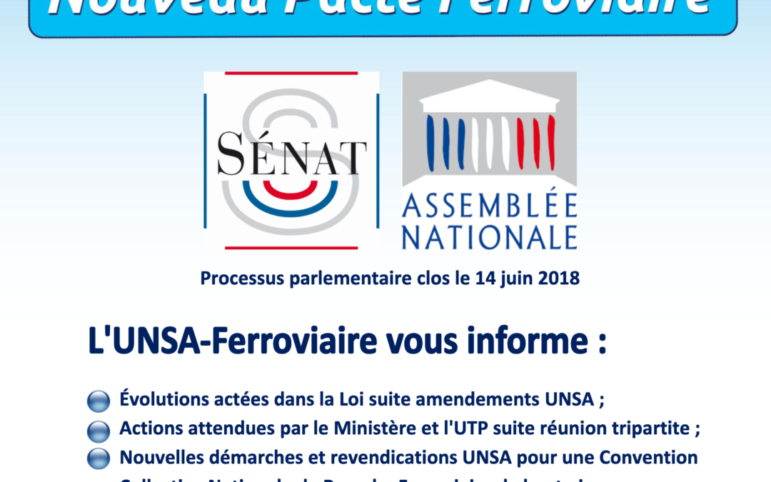 l’UNSA-ferroviaire vous informe