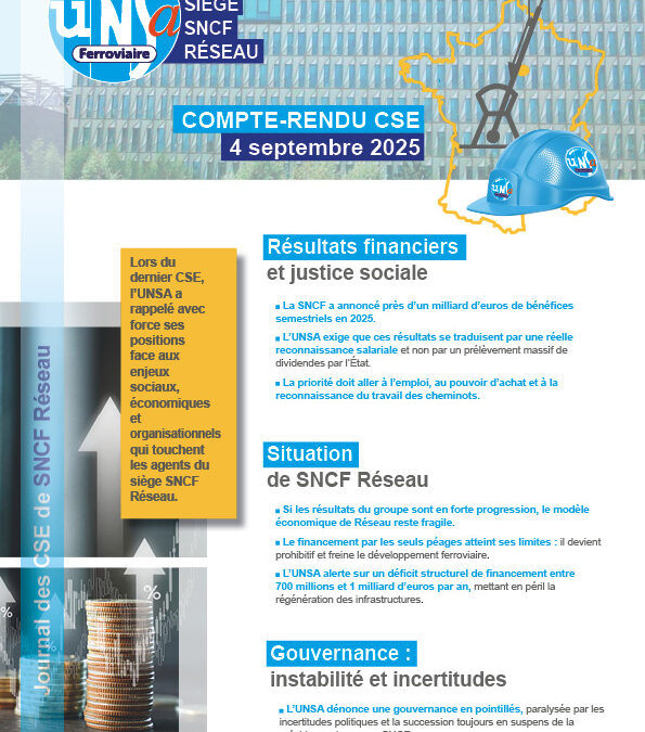 CSE Réseau – SIÈGE SNCF RÉSEAU