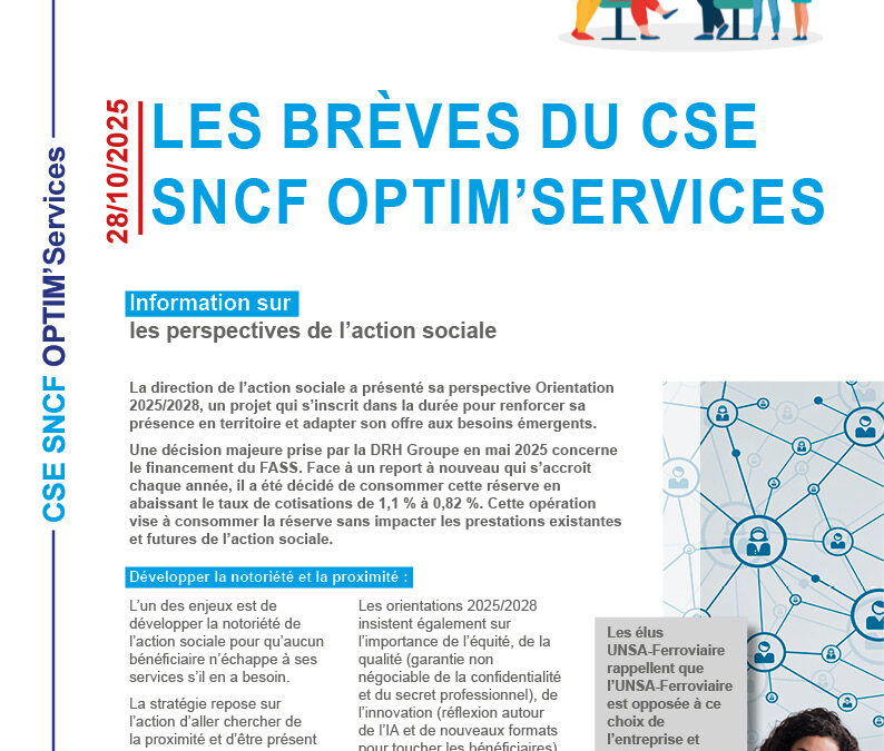 CSE OPTIM’SERVICES SNCF