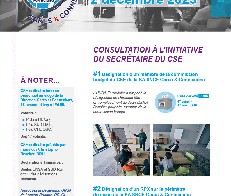 CSE Gares & Connexions