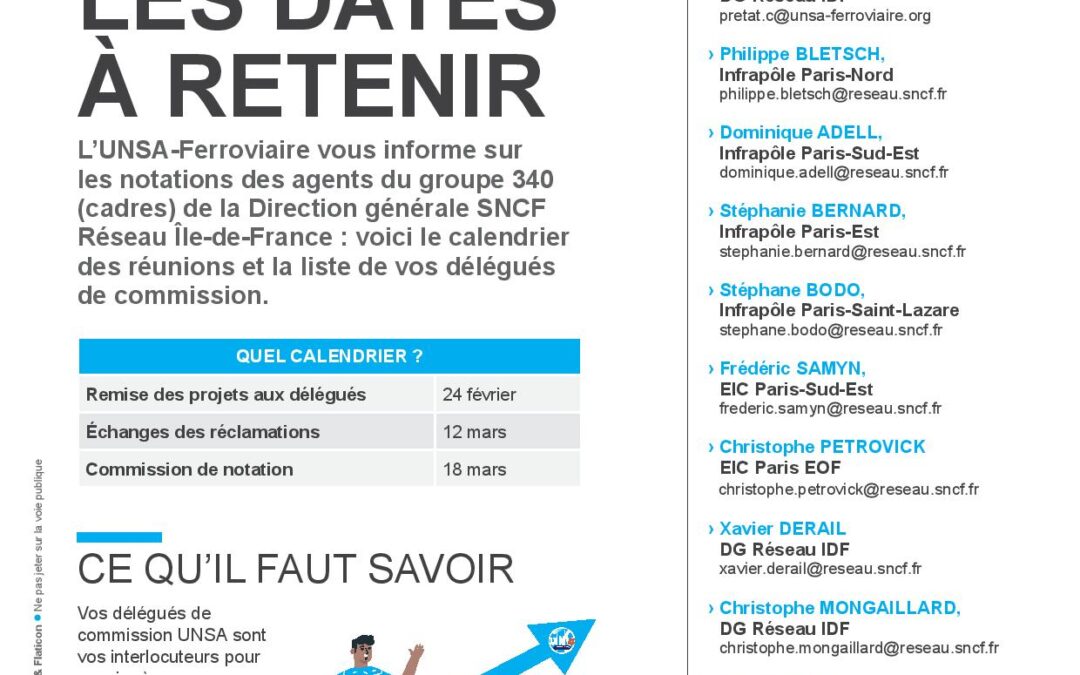 Notations DG réseau IDF