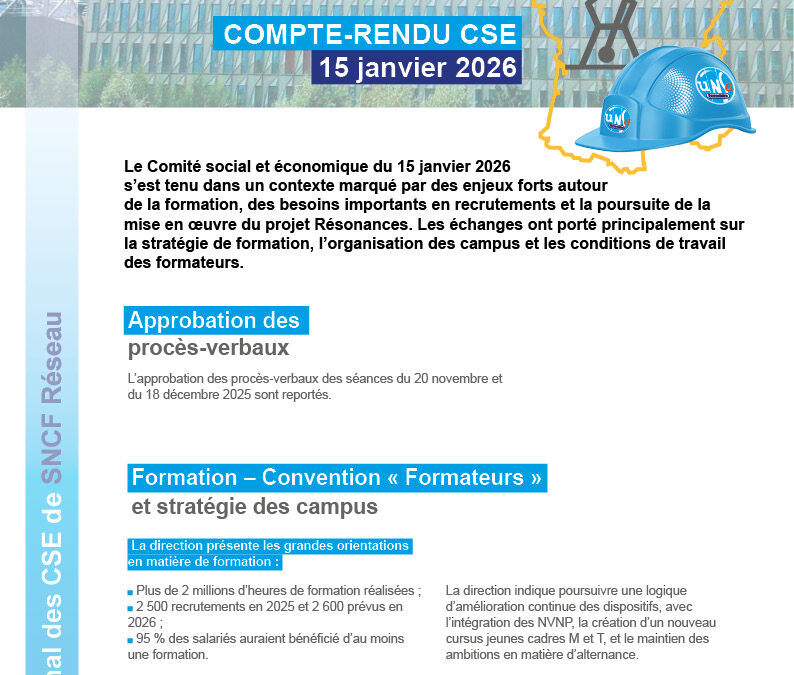 CSE Réseau – SIÈGE SNCF RÉSEAU