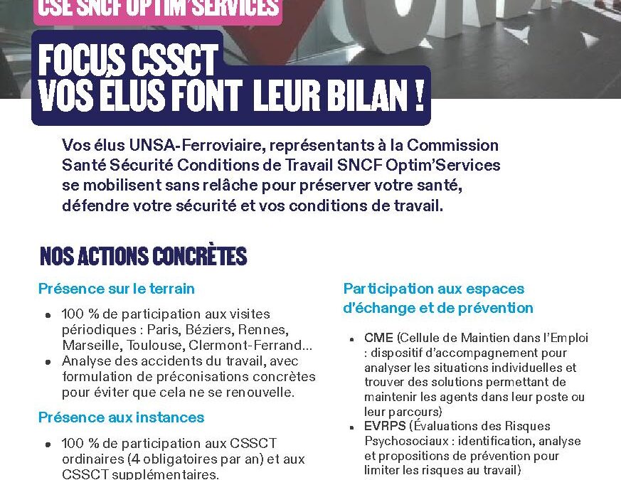 CSSCT SNCF Optim&rsquo;Services