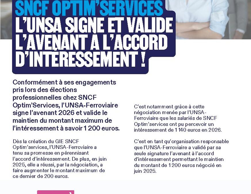 SNCF Optim&rsquo;Services