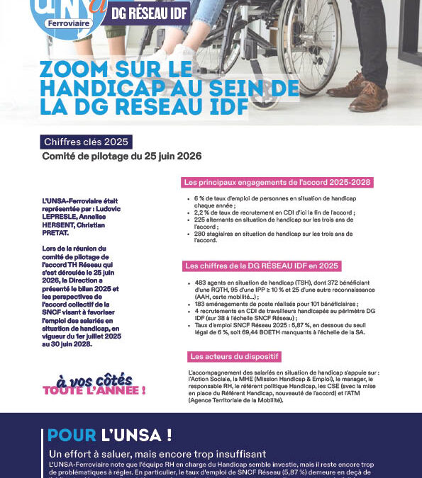 CSE Réseau – DG lDF
