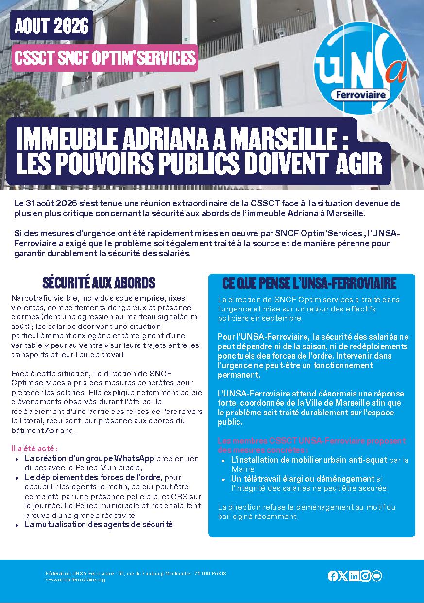 SNCF Optim&rsquo;Services