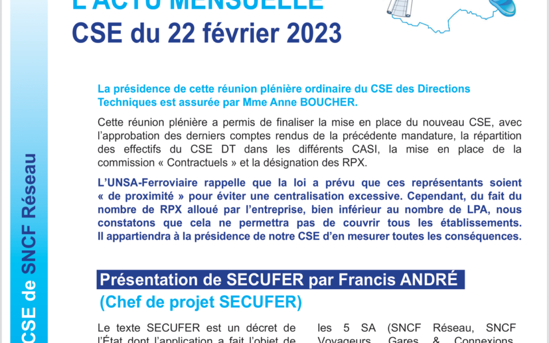 CSE Réseau – DT