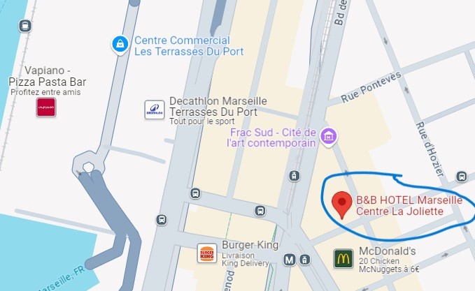 Hotel BB Joliette - Plan