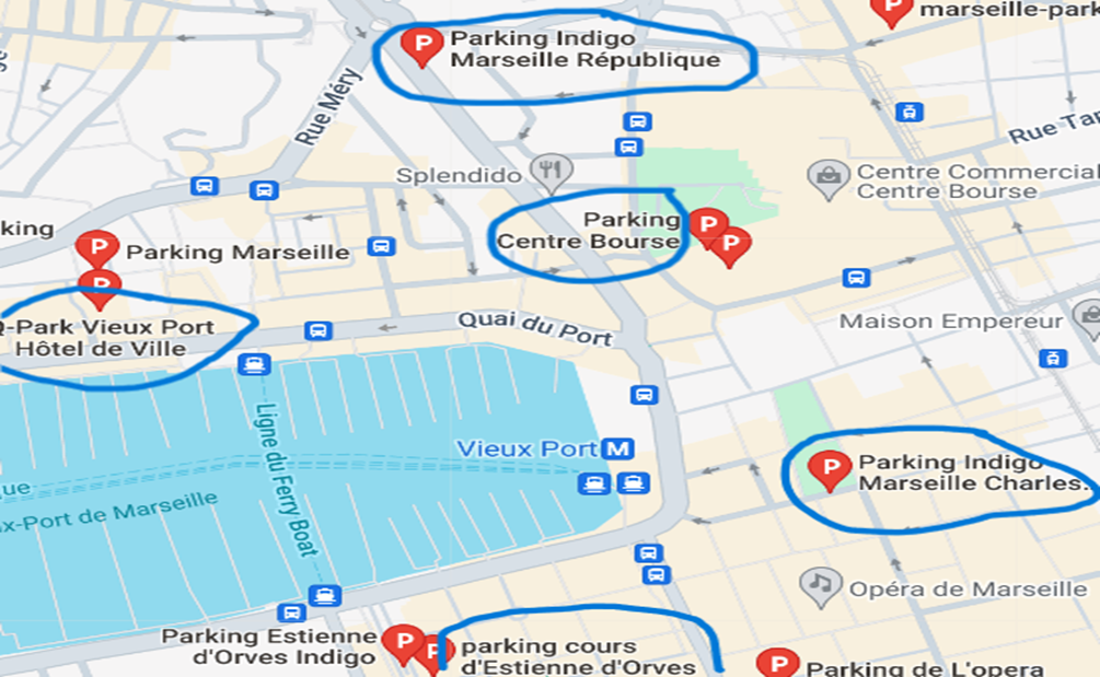 Parkings Centre